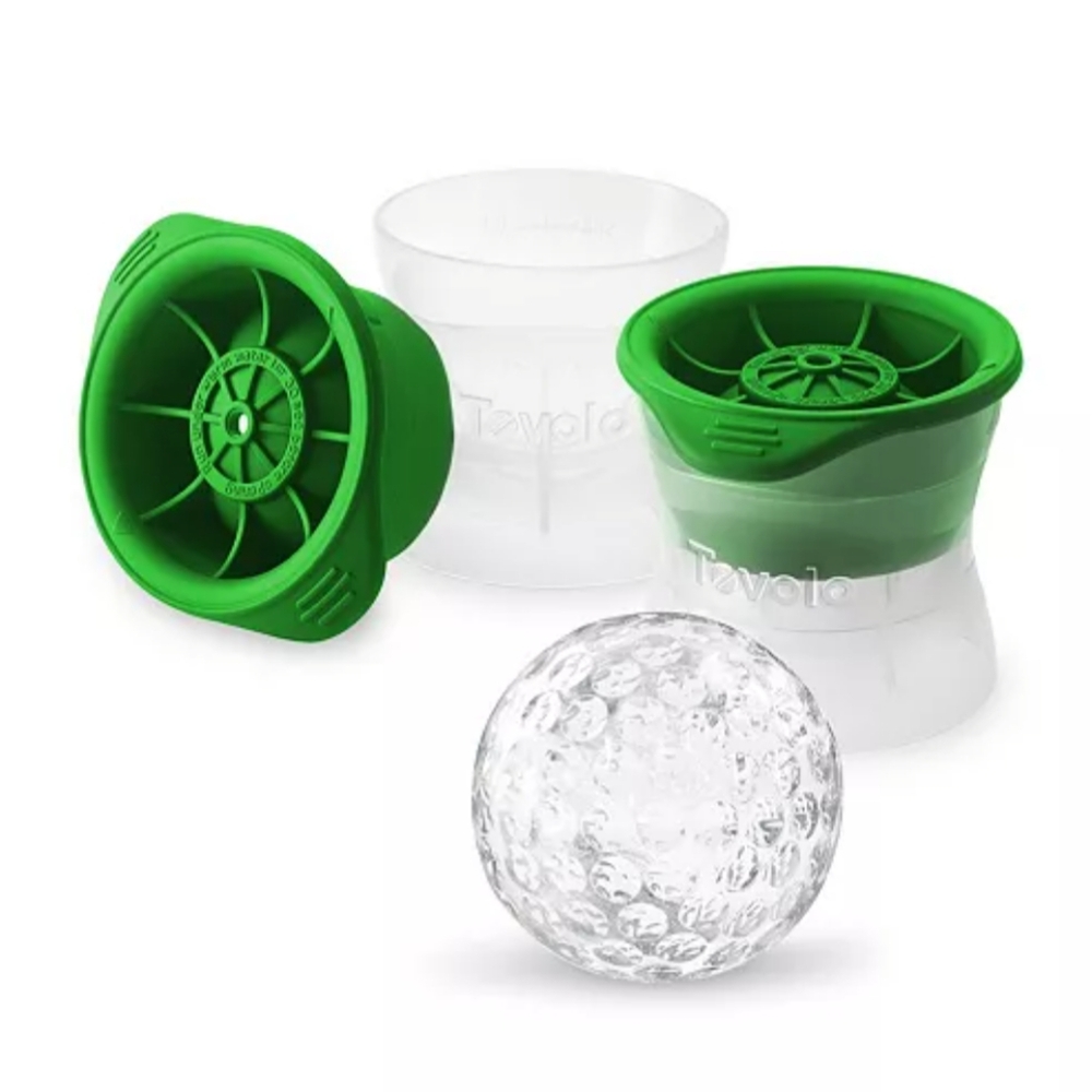 Ice Mold Silicone Golf Ball Cocktail Barware Set of 2 Tovolo Leak-Free